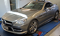 Mercedes SLK 250 CGI 204LE box teszt